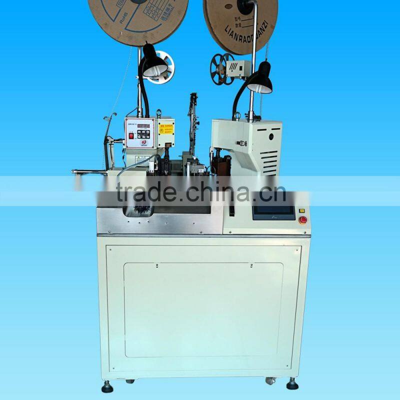 Automatic double ends terminal crimping machine(servo type)