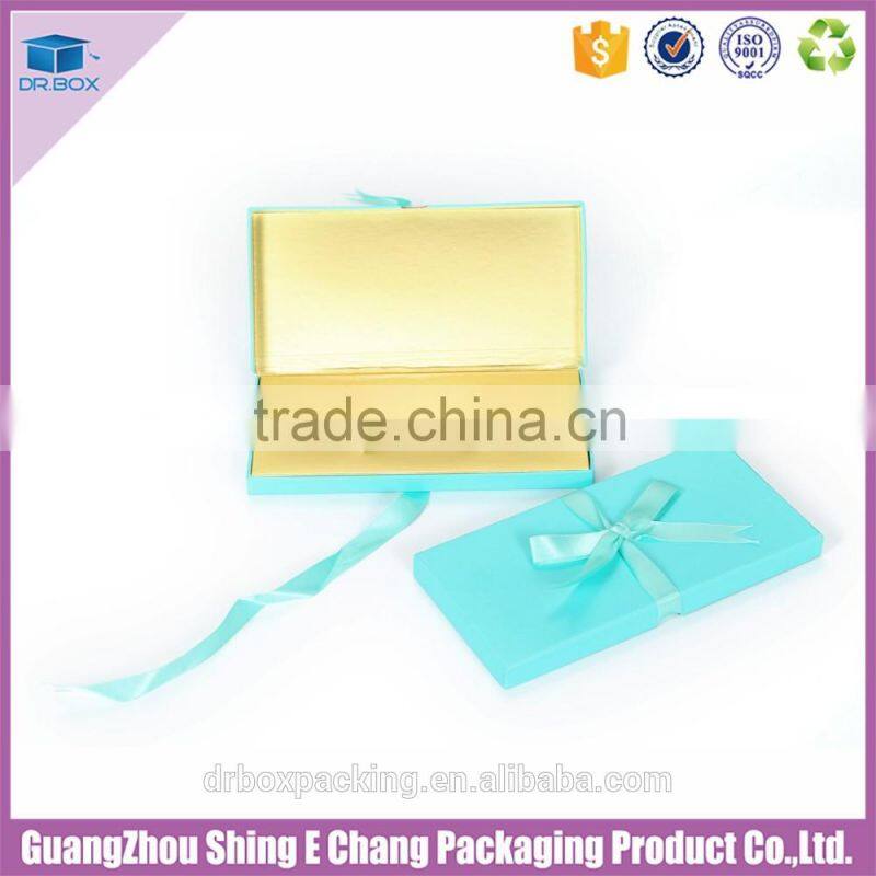 Customized wholesale elegant hand made wedding invitation card box