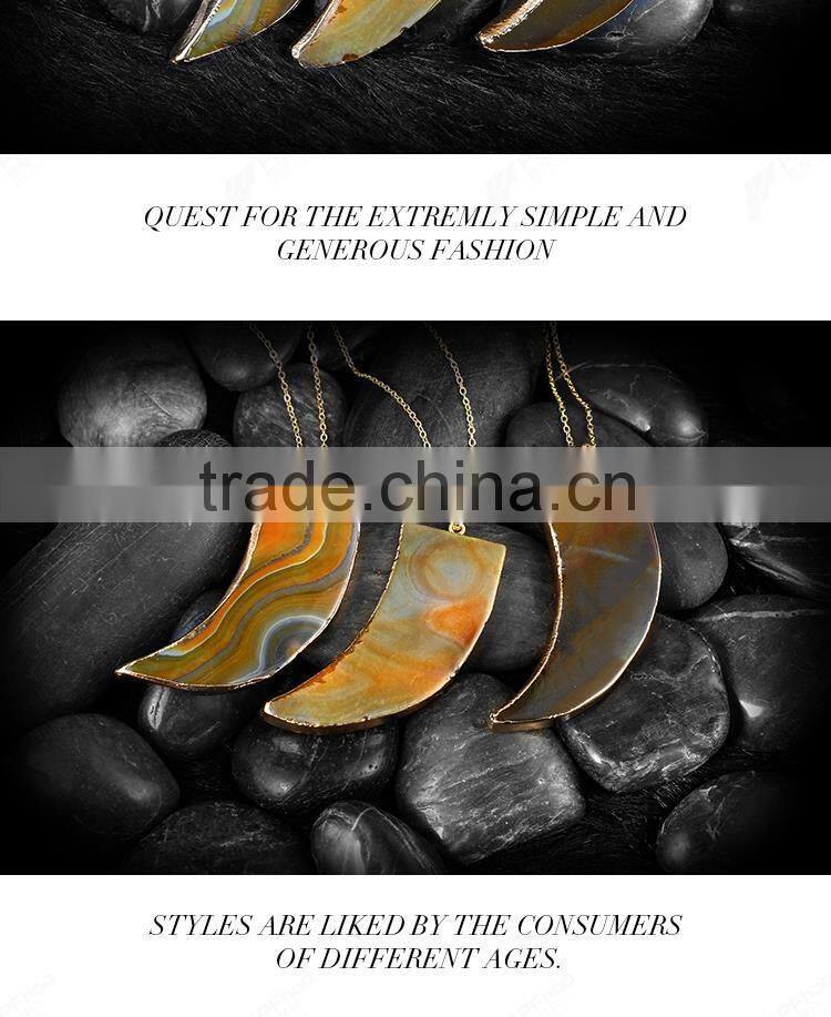 Top sale long chains necklace / popular long chains amber necklace