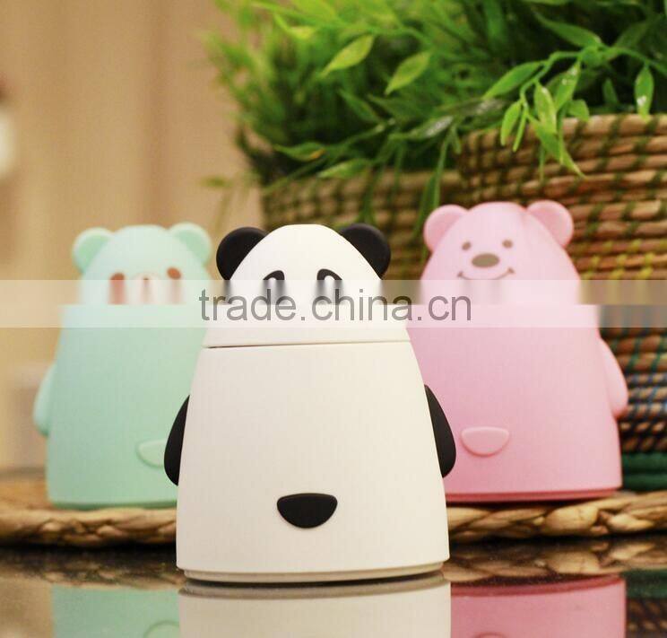2016 Aroma Diffuser Aromatherapy Air Purifier LED USB Cartoon Cute Panda Humidifier