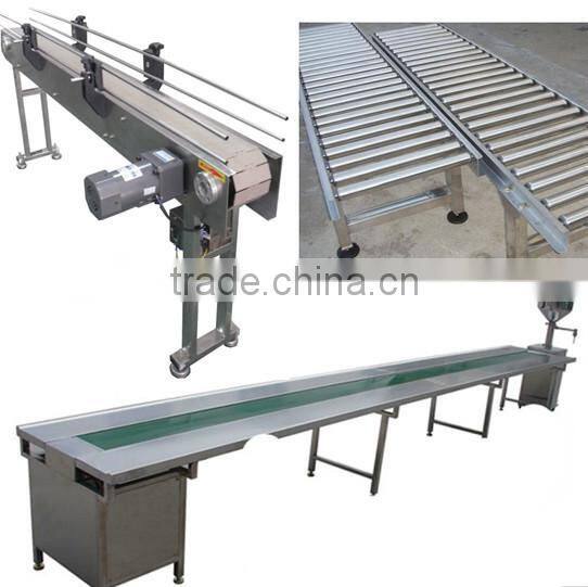 cosmetic glass bottle conveyer belt for cosmetic bottle