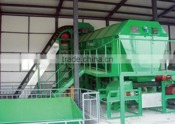 Waste Recycling Plant Trommel Screen For Organic Fertilizer