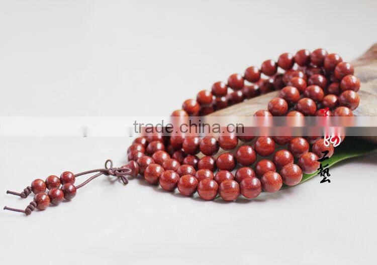 wholesale Tibetan Elastic String 8mm Baphia nitida,108 beads japa mala wrist mala