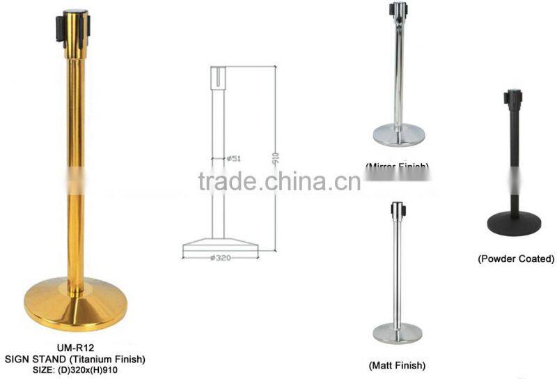 Metal Railing Stand/ Crowd Control Barrier/ Stanchion