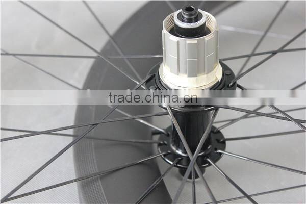 Tubular wheelset carbon bike wheels R13 balck hubs carbon bike parts W56T
