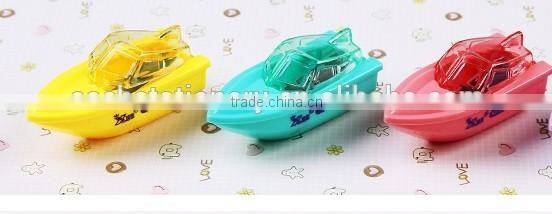 promotional plastic cartoon funny pencil sharpener for school kids