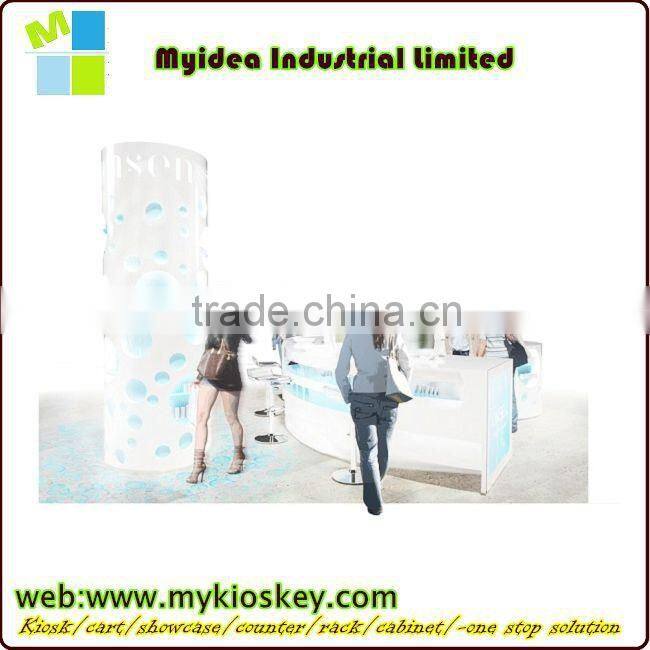 Modern new arrival shopping mall nail bar kiosk for manicure