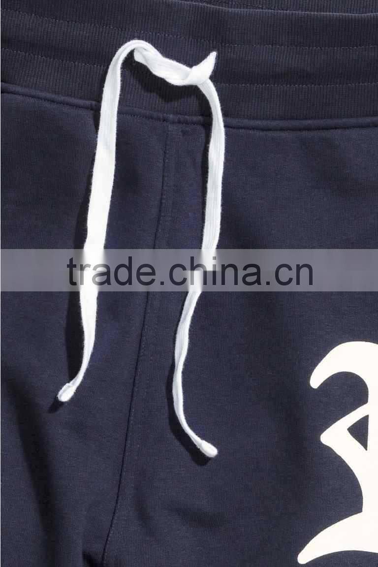 2015 men's silk screen printing sweatpants
