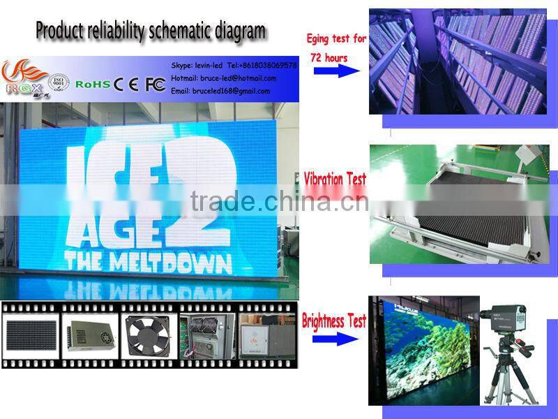 RGX P7.62mm rgb led display screen panel