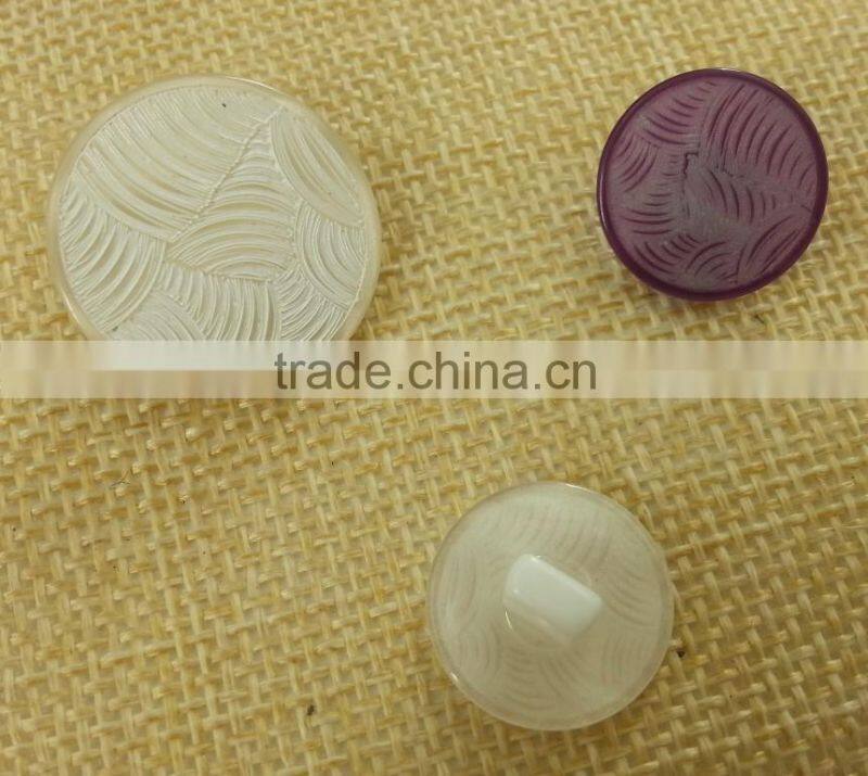 Resin Shank Button For coats --ZA010