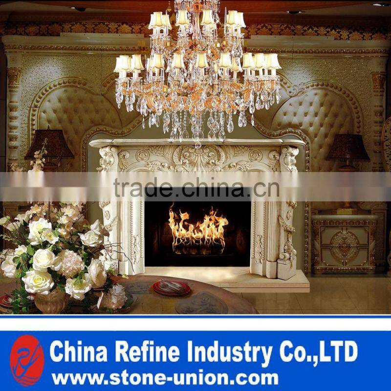 Good looking indoor Marble fireplace