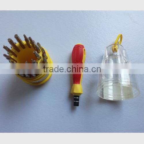 cheap and good quality precision screwdriver set 31 in 1,pocket screwdriber bit set