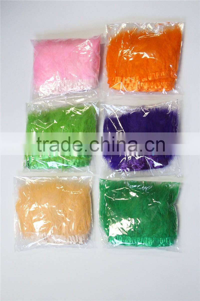 Wholesale Trim Turkey Feather For Halloween Clothing Decoration