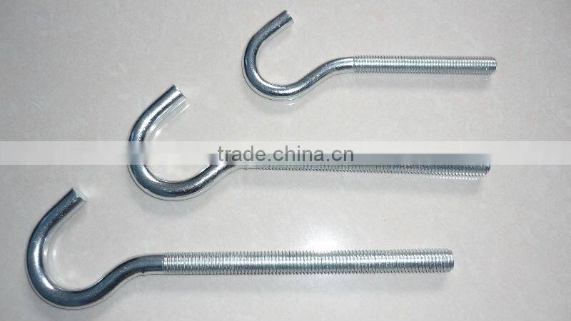 Karbiner rigging Hardware Accessory Zinc plated Ceiling hook bolt and Q hook in wall