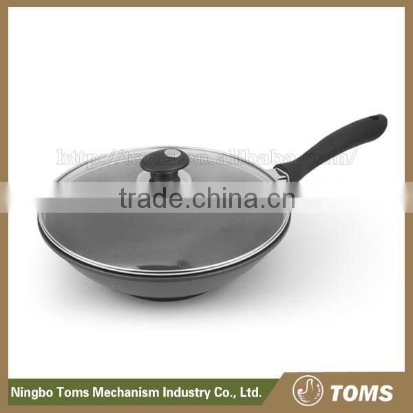 Top Quality 28cm wok with steamer