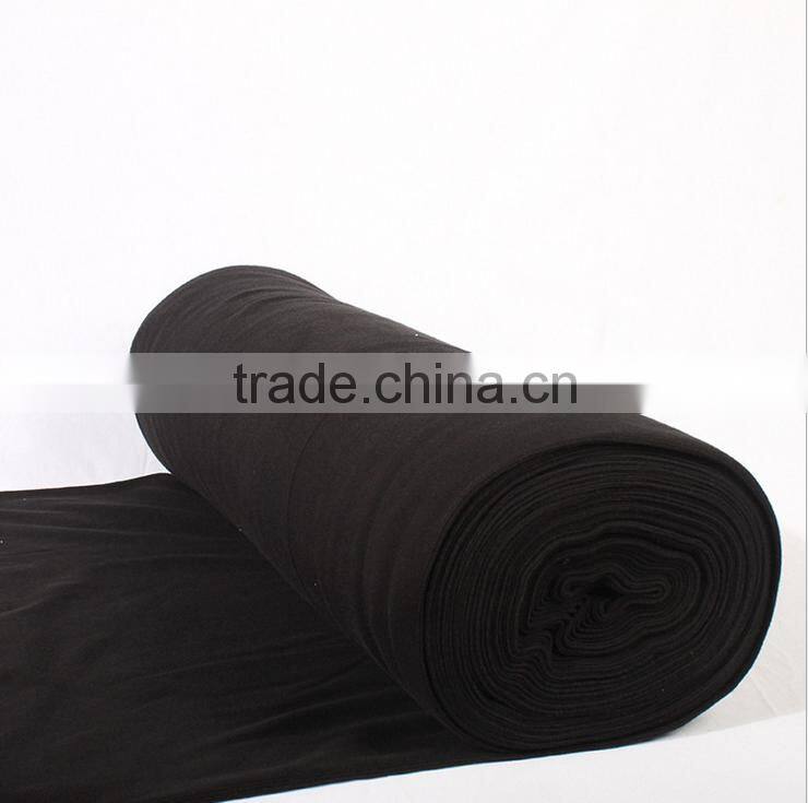Best selling polyester pandex 2x2 rib knit fabric
