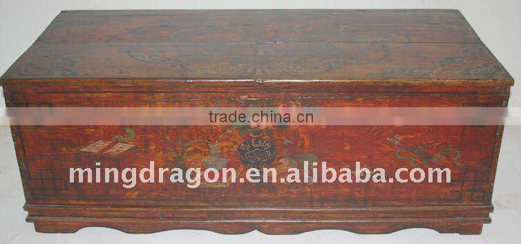 Mongolian furniture painted chest