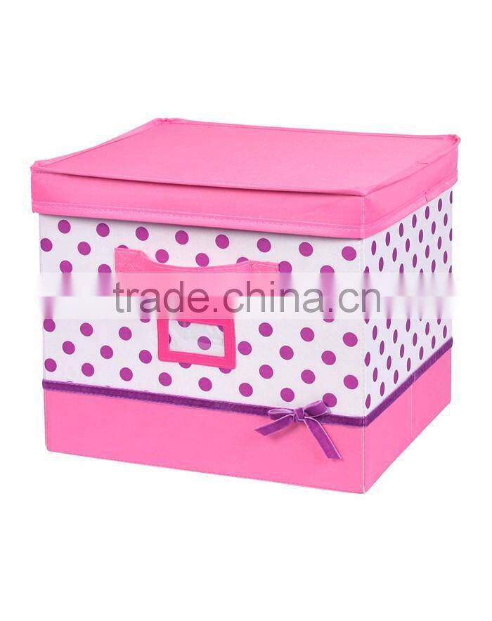 Eco friendly promotional cube fabric storage box