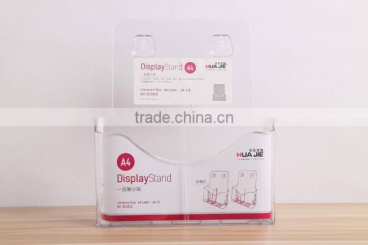 Custom T shape Plastic Centerpiece Display stand Card stand