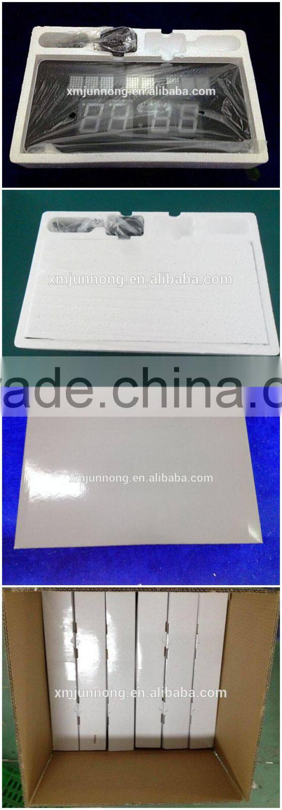 LED Color Digit Time/Day of Week/Date Display Clock with Aluminium Alloy Frame