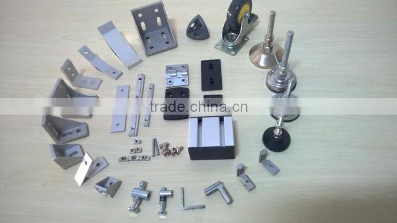 customized anodise T shape Industrial 6000 Series Grade aluminum extrusion profile