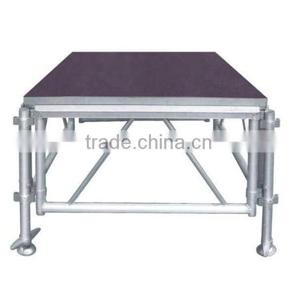 Cheap non-slip concert mobile aluminum stage roof truss