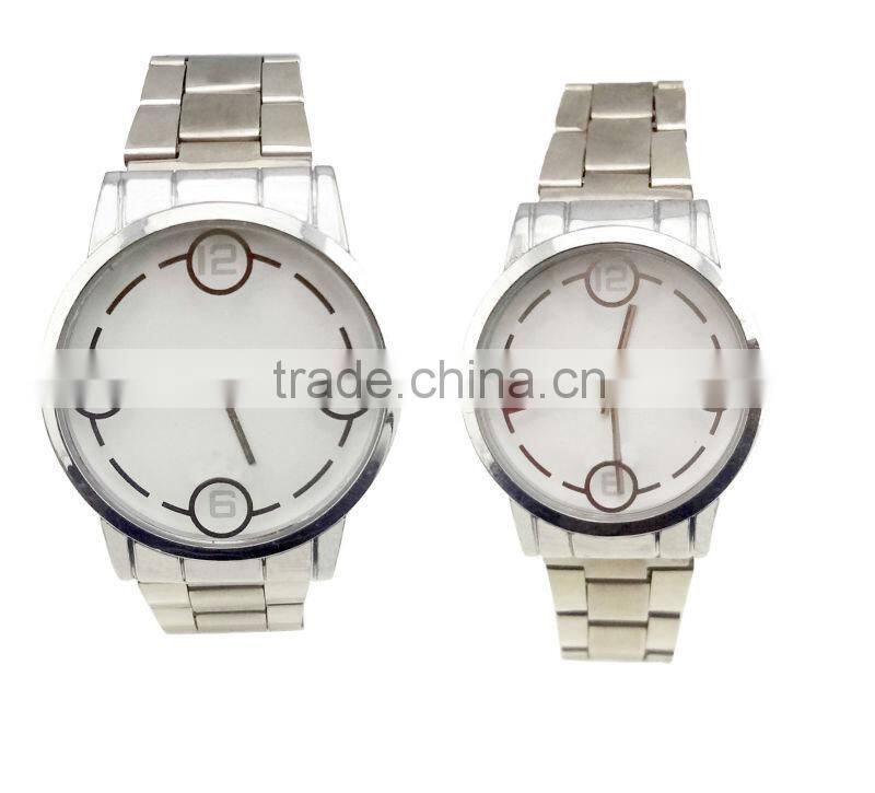 Alloy watch gift sets for wedding, western couple watch