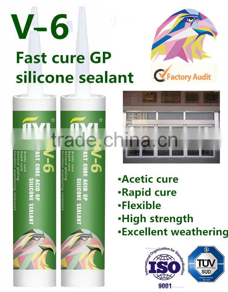 GP Fast Cure Acetoxy Ge Silicone Sealant