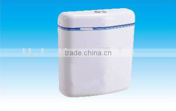 Toilet plastic flush tank