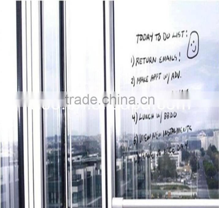 whiteboard film for chalkboard for wall,easy erase writing whiteboard film for office and home decorative