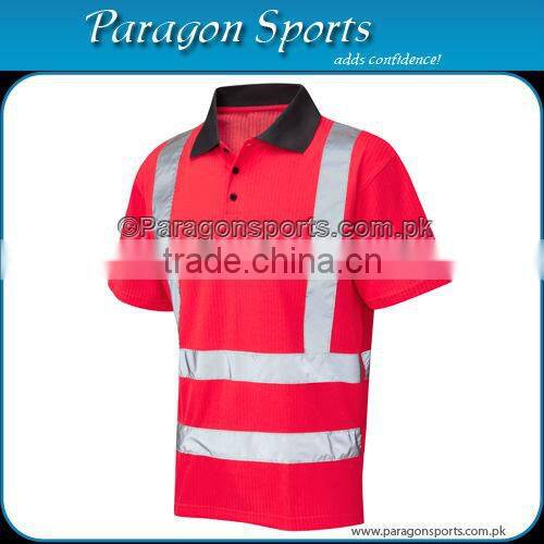 Hi-vis Safety T-Shirt with Reflective Tape