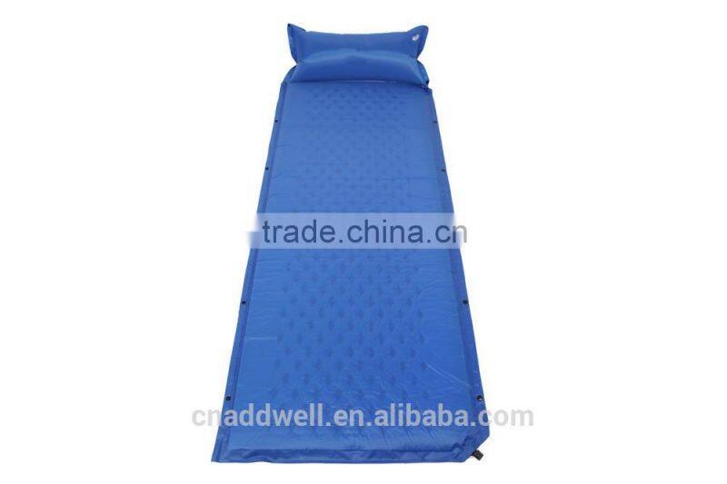 Outdoor single person thicken self inflatable air mattress camping