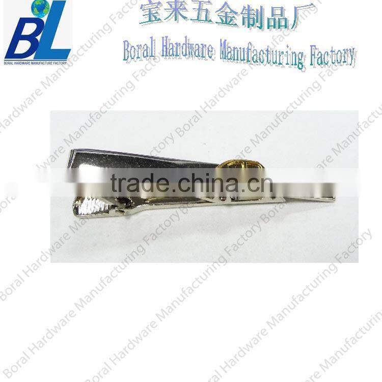 Popular polished blank metal tie clips and scarf clip