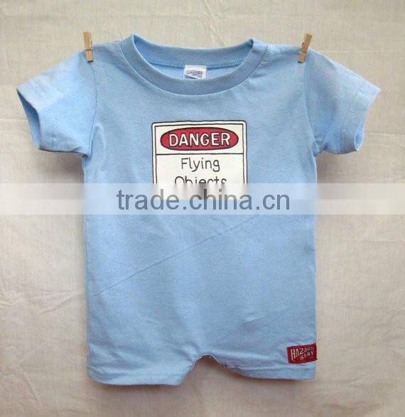 Free shipping organic baby onesie with 100 cotton high quality