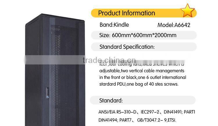 2014 custom new floor standing aluminium outdoor 24u network cabinet with different size for your choice