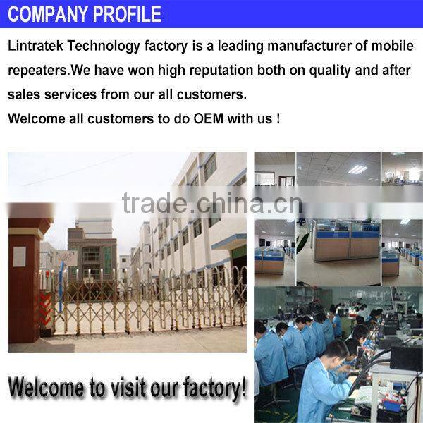 lintratek brand PCS1900mhz indoor booster industrial level repeater mobile signal booster