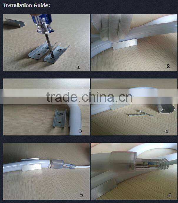 Holiday Decorative led neon light tube, LED neon flex light, led neon light