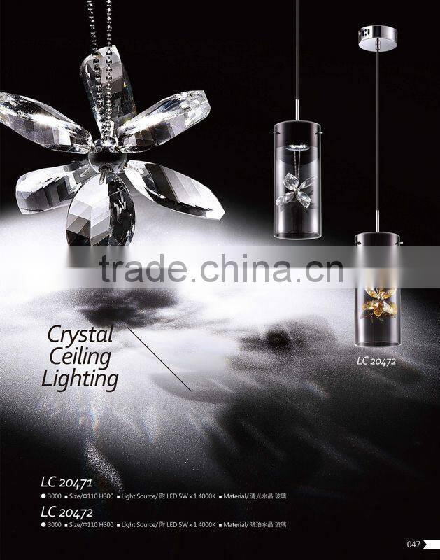 Led pendant lighting of designer restaurant modern glass light