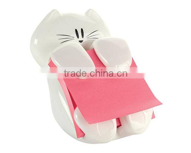 Cat Figure Pop-up Note Dispenser, 3 inch x 3 inch, BN1603, Novelty Memo Pads Stationery