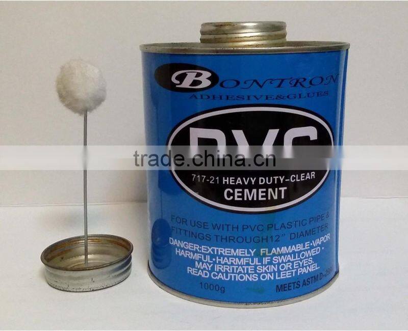 high pressure resistant PVC cement / PVC pipe glue