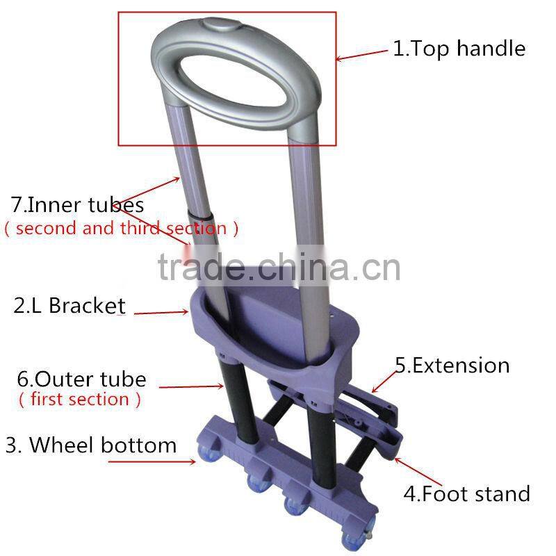 2016 high quality soft plastic flush pull handles for luggage