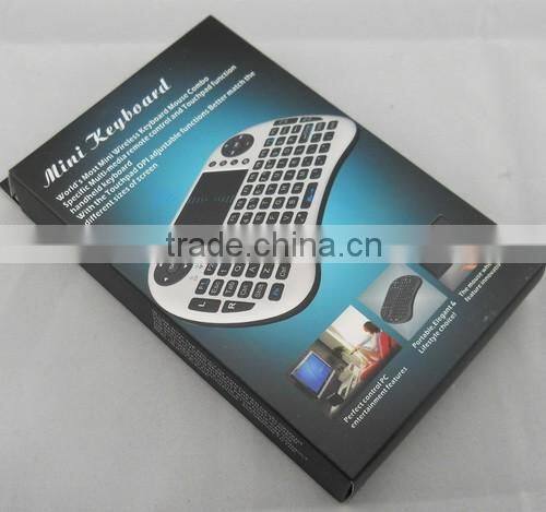 Mini wireless keyboard i8 airmouse remote keyboard for android tv box stick