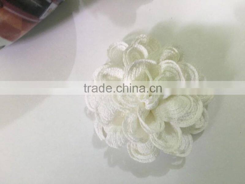 Dimensional fabric camellia flower,new style cut flowers for clothing