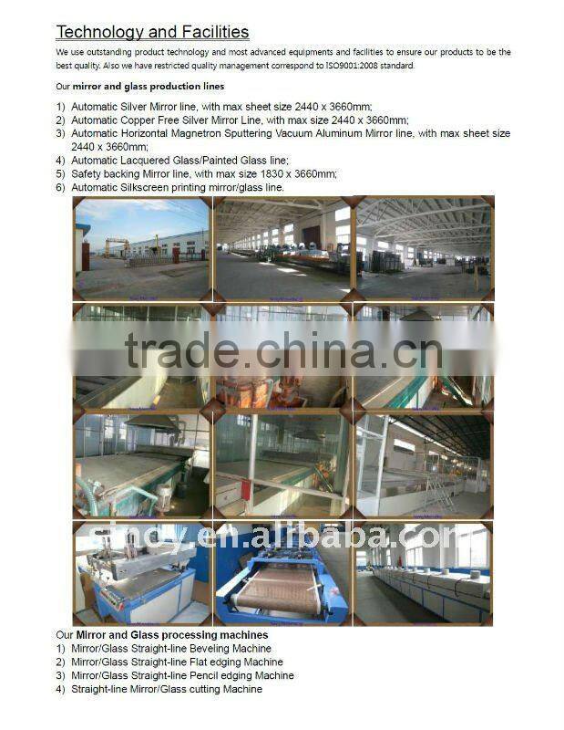 3mm 4mm 5mm Bathroom Mirror Frameless Mirror ,Vanity Mirror ,Bathroom mirror