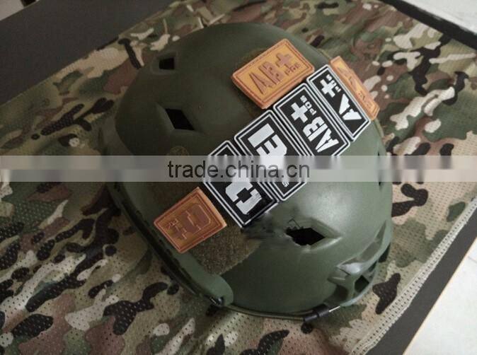 PVC Tactical Badge A/B/O/Ab+ Blood Type Patch Morale Patch Military Badges Tactical Rubber Patches For Cap Jacket