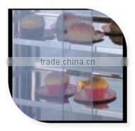 All steel snack car hotel service stainless steel trolley service designs trolley with glasses