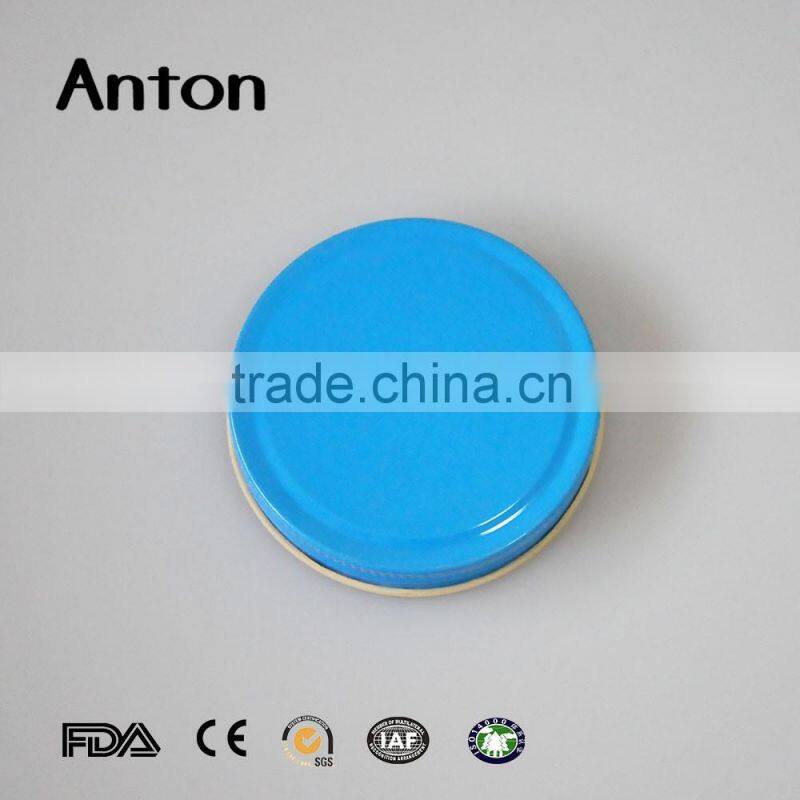 Round shape metal lid for jars