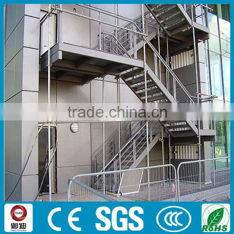 Foshan factory supply prefab metal stair railing