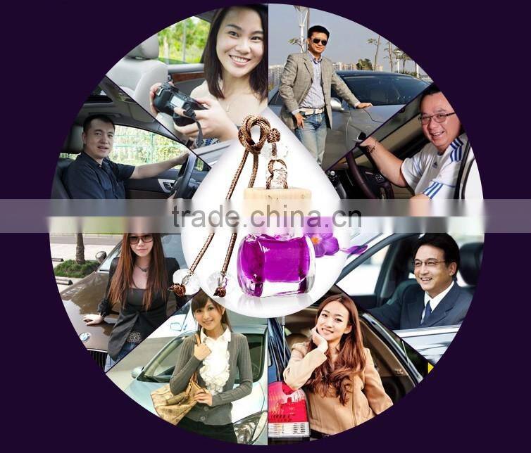 Hot wholesale hanging bottle car air freshener, vegetable oil, aroma liquid hanging car perfume bottle