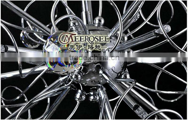 2014 Luxury Crystal Chandelier Chrome Chandelier Lights Crystal Light Fixture MD8491 L15
